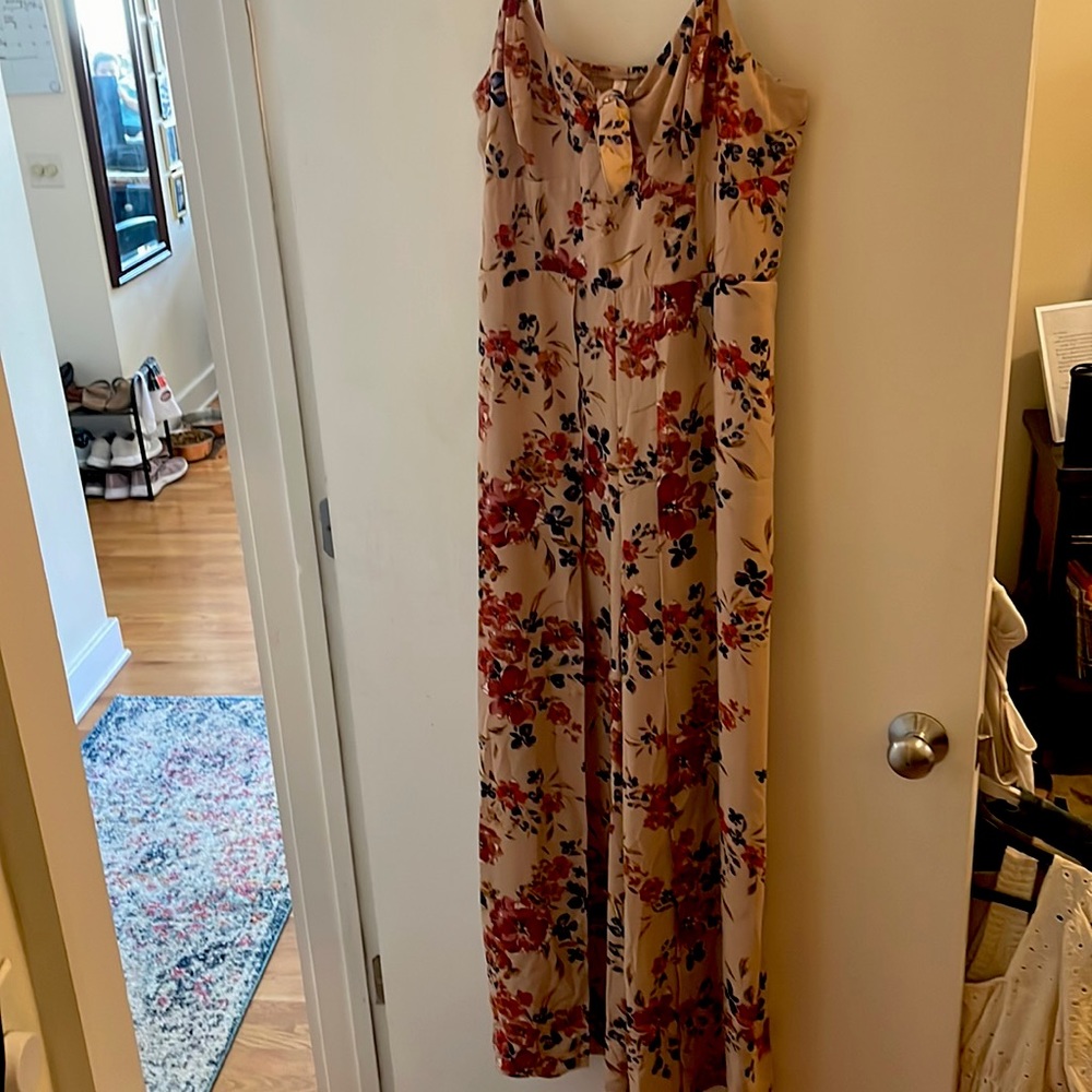 Target Xhilaration Size US Small Floral Jumpsuit